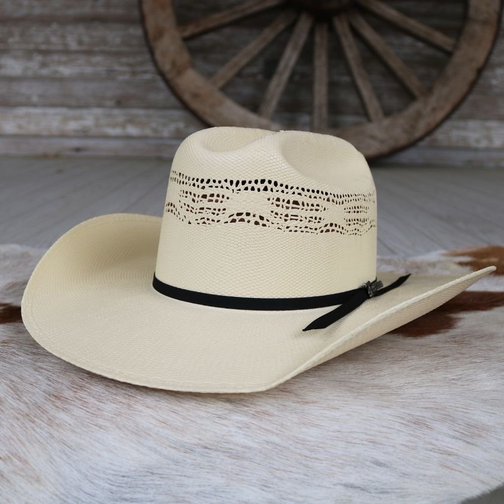 Size 8 Twister Bangora Straw Cowboy Hat - Odessa
